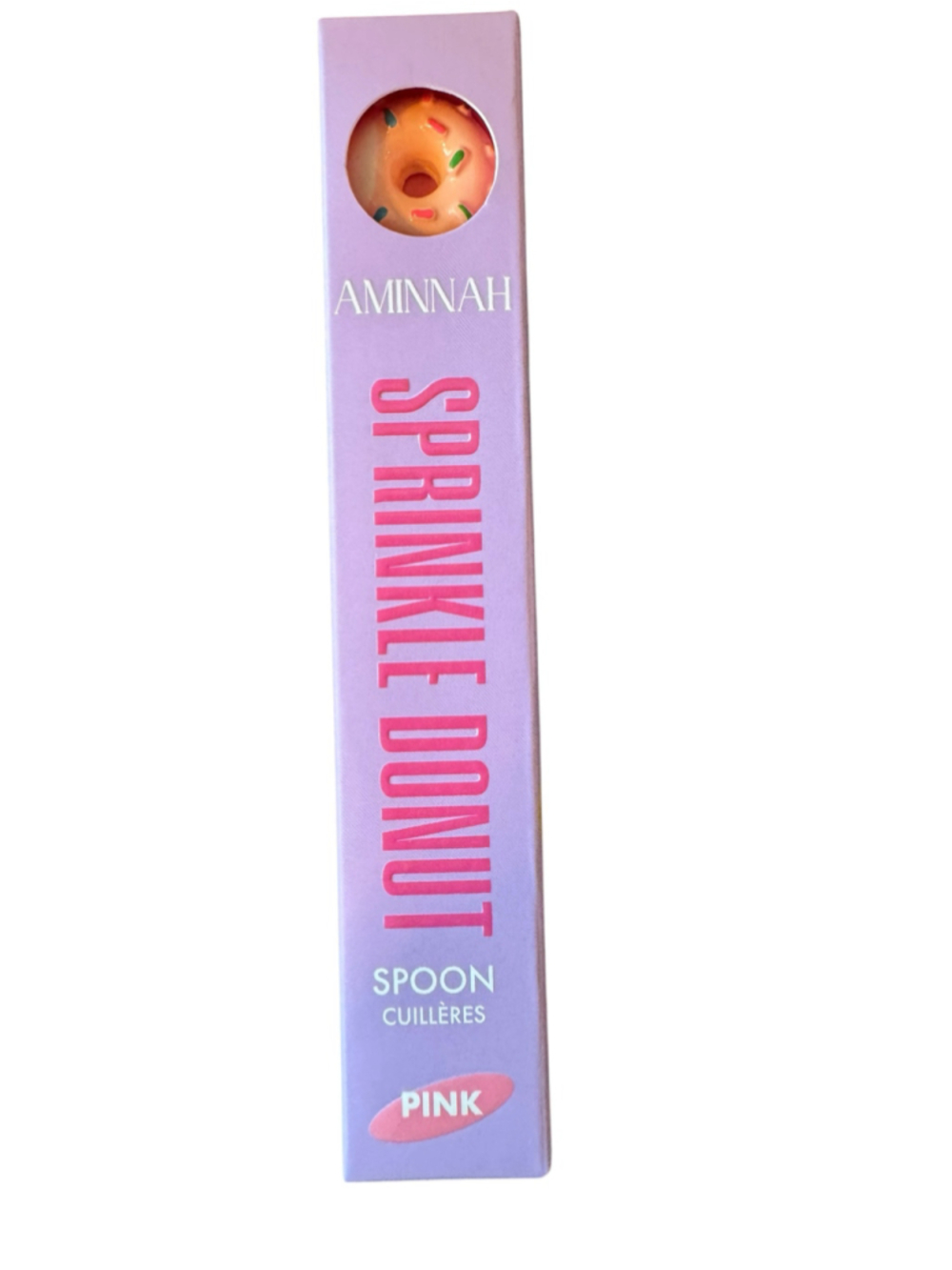 Aminnah Sprinkle Donut Skincare Spoon Tool Pink